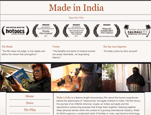 Tablet Screenshot of madeinindiamovie.com